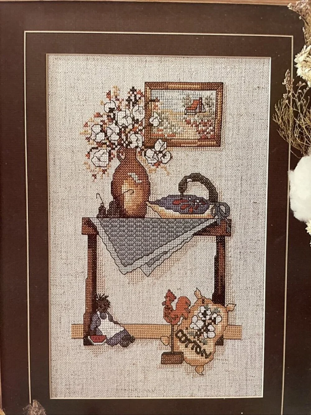 Cotton Pickin' South Country Cross Stitch Pattern Booklet 8 Projects - EUC